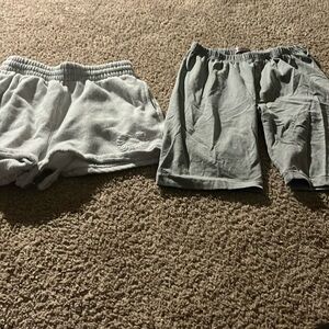 Women small grey shorts